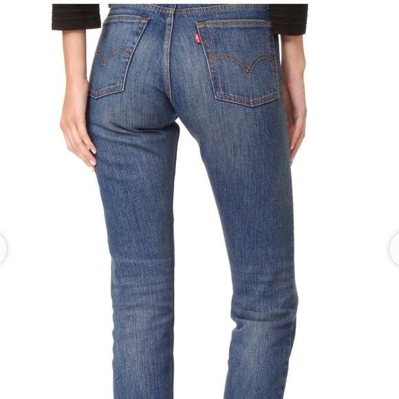 Levi’s Medium Wash Raw Hem Skinny Jeans Size 27 - Picture 2 of 11